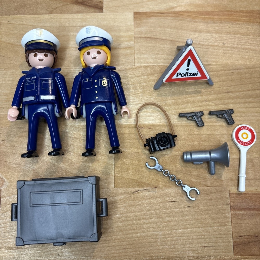 Playmobil 5179 City Action Polizei Auto Police Car Flashing Light Complete Works - Picture 3 of 10